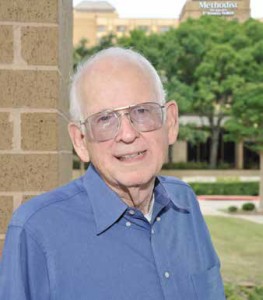 Picture of older man with glasses smiling 